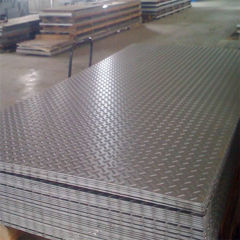 1060 3003 5052 5082 embossed sheet coil diamond pattern 1/2/3/4/5 bar  aluminum embossed diamond plate
