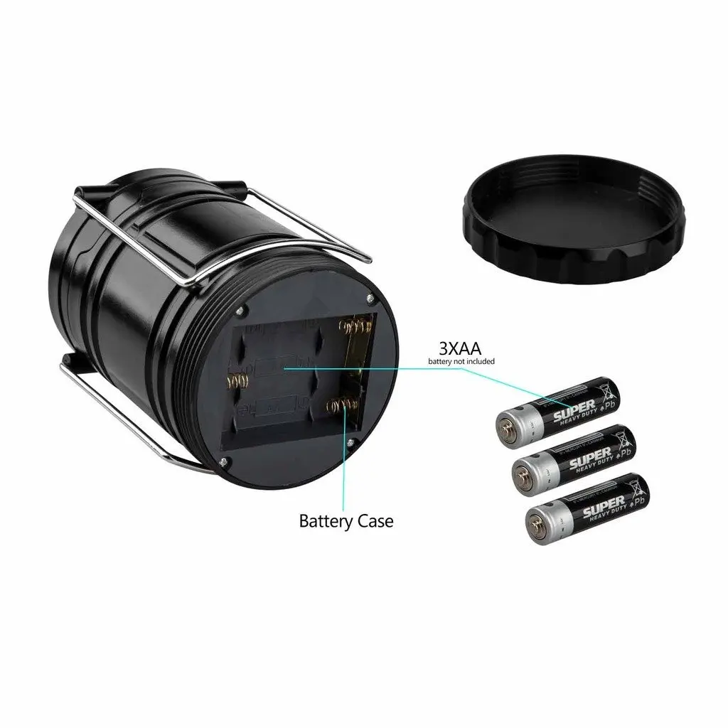 Высокая яркость аварийный фонарик теплый белый свет висит ABS пластиковый ПК черный перезаряжаемый кемпинг светодиодный фонарь