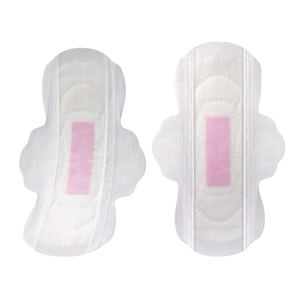 Hot sale ladies negative anion sanitary pads absorbent sanitary napkin in stock absorvente menstrual