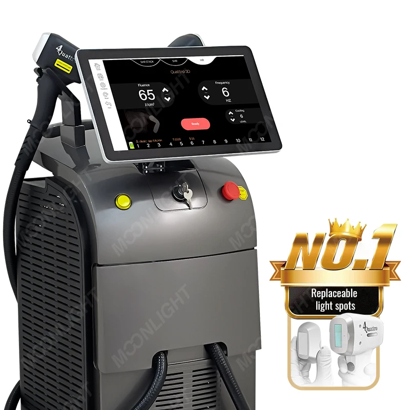 1000w 755 808 1064nm nidek diode laser system dc 3000 milesman compact potable hair removing machine