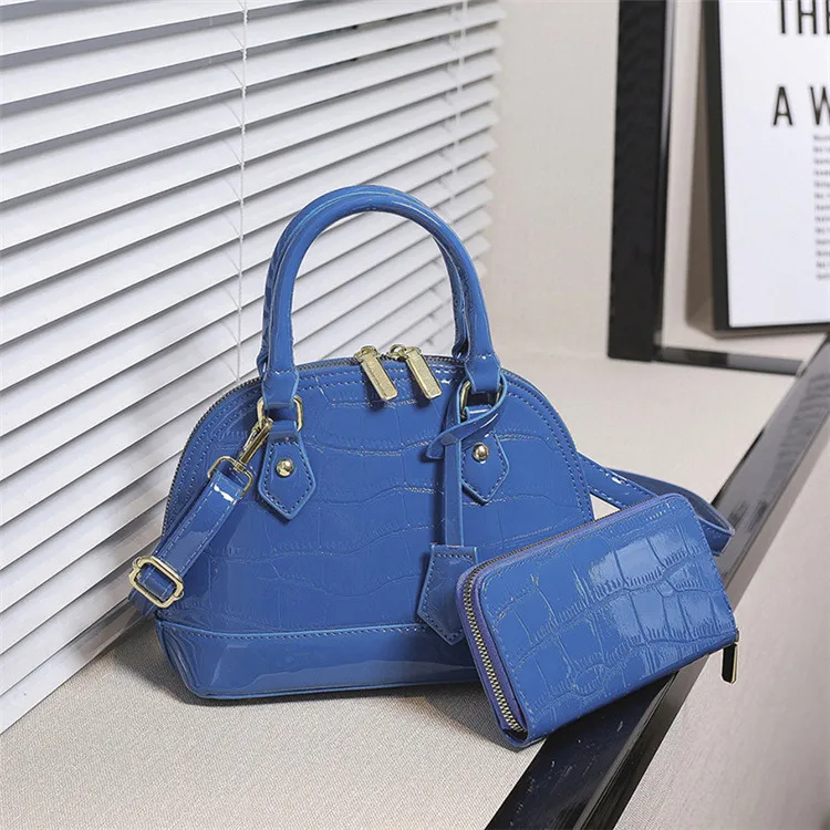 Factory Custom #TK-5214 trendy bags women handbags ladies brand luxury alligator print handbags brand tote bags for women