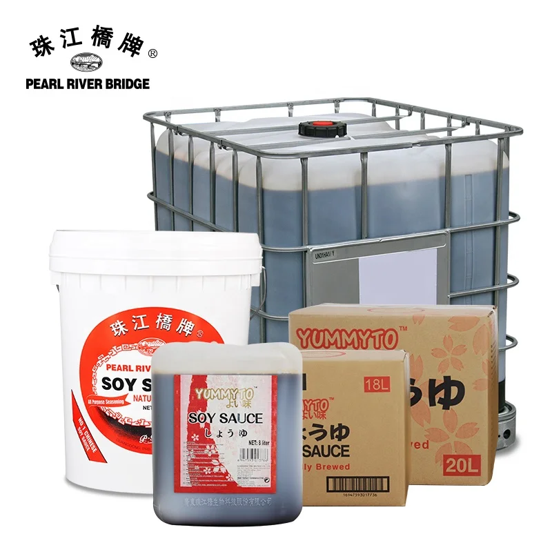 ПРБ 20L соевый соус Жемчужной реки моста бренд Цена по прейскуранту завода-изготовителя от кантонской 100% чистоты 0,3 кг заваренный барабаном упаковка
