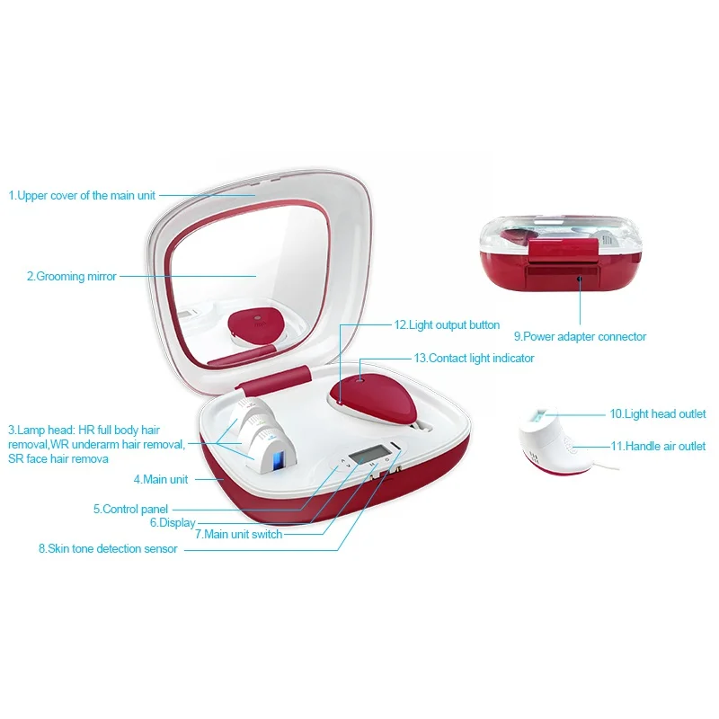 Hair Removal At Home Use Hair Removal Device Ipl Hair Removal Device beauty Portable IPL Machine Painless Body Permanent IPL