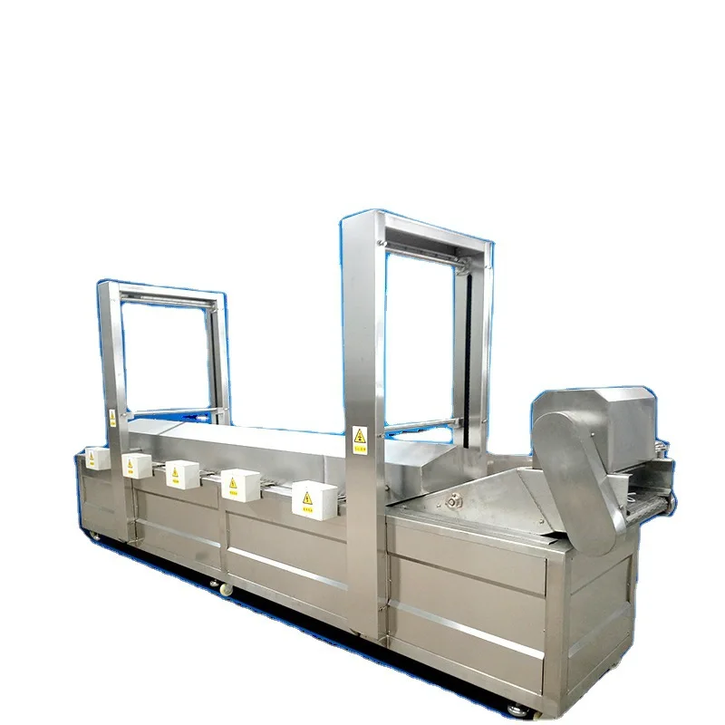 Commercial frying line Full automatic frying food production line Processing equipment for fried food Potato chips