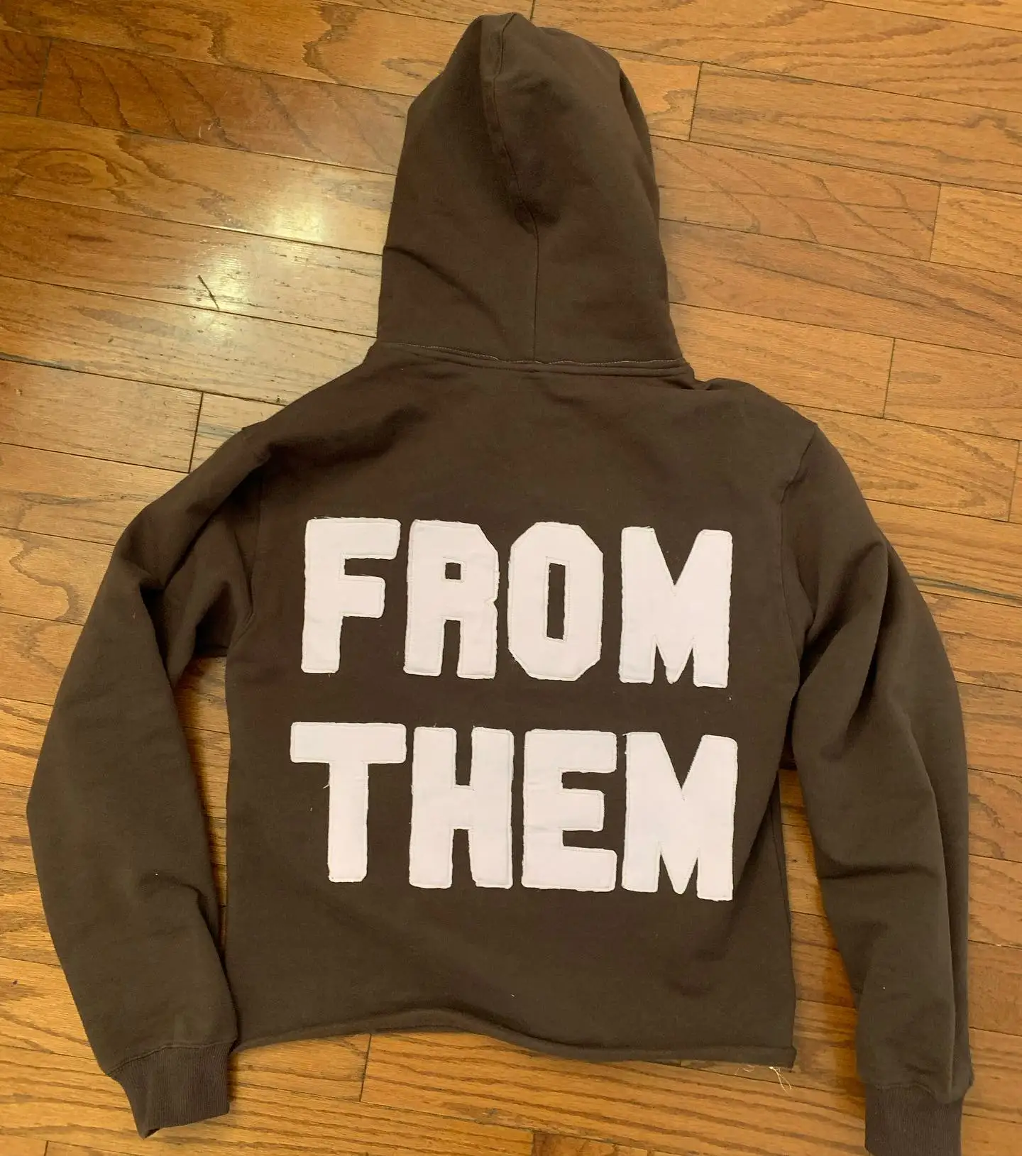 Oem Custom satin lined hood double layer raw hem distressed patch embroidery hoodies embroidered logo cropped hoodie for men