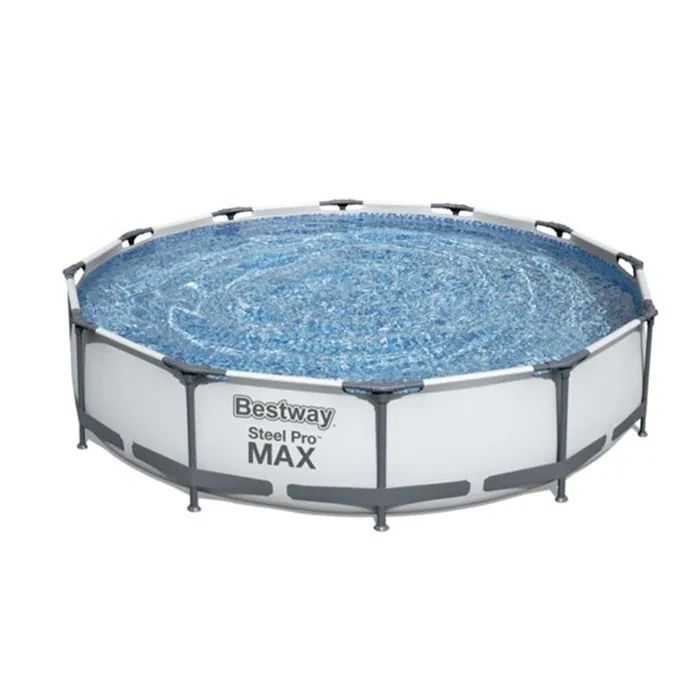 Bestway 56416 wholesale adult steel pro frame pool Folding stable water game swim pool plastic swimming pool