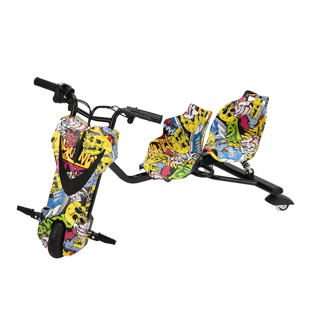 Two Kids Drift Trike 36V 250W Electric Kids Drift Scooter Two Seats
