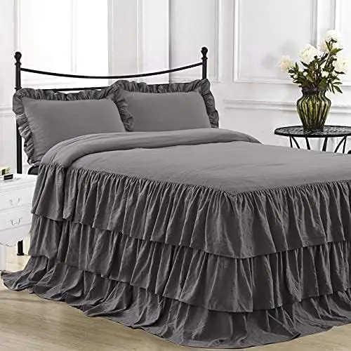 Комплект покрывала с оборками 30 дюймов