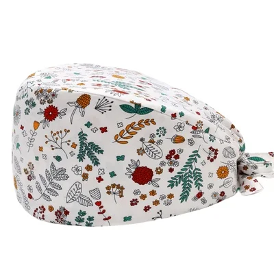Medical scrubs cap Hospital doctor nursing cap Breathable cotton dentist pet vet lab Surgical cap