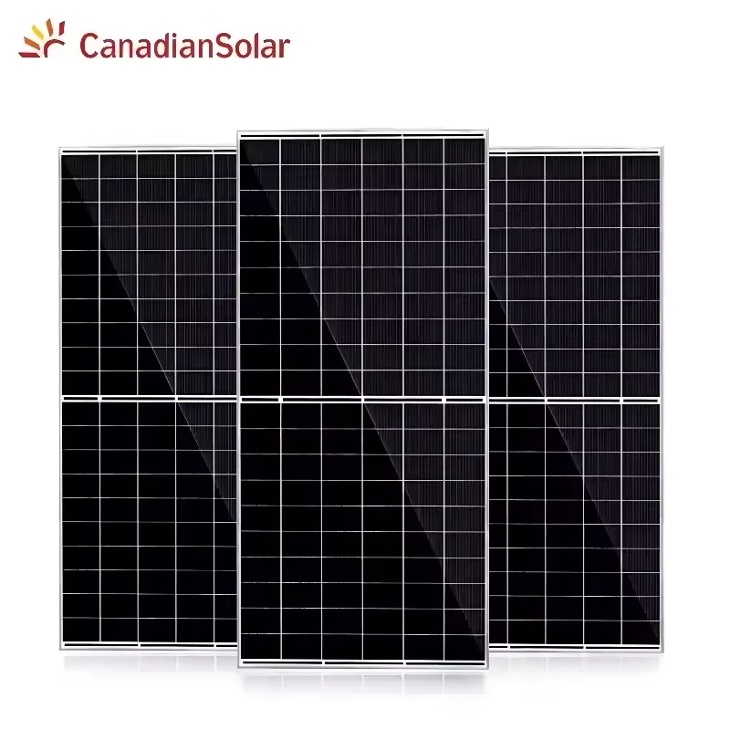Canadian TOPHiKu6 144cells N-type TOPCon Technology Solar Panels 560W 565W 570W 575W 580W PV Panels with CE/TUV/IEC