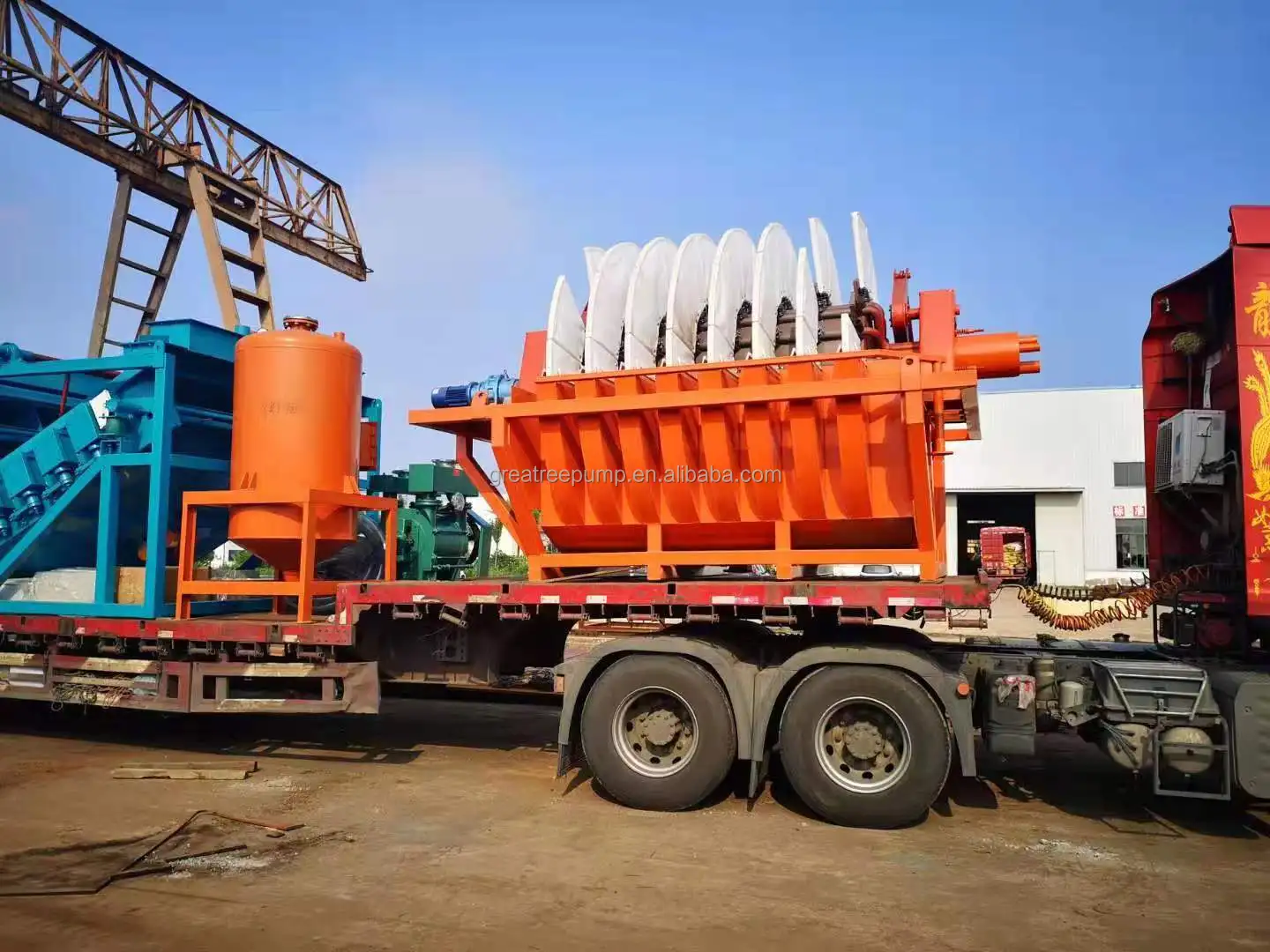 Non ferrous metal beneficiation dewatering/disc filter cloth machine/ceramic filter machine