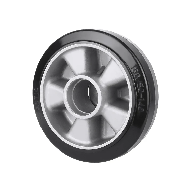 Standard solid rubber wheels with an affordable price and a huge range of variants offer good rolling comfort and quiet running