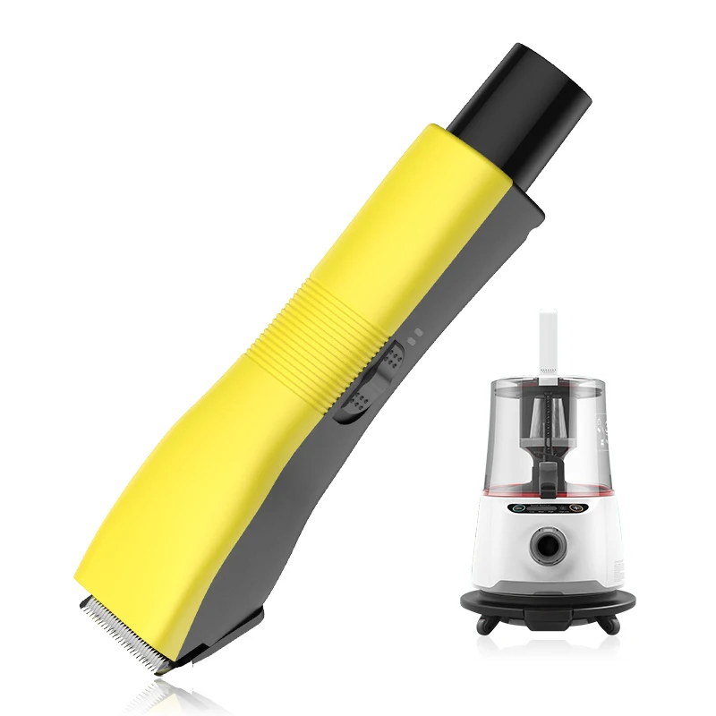 Rechargeable Pet Shaver Trimmer Cordless Professional Electric Low Noise Pet Cat Dog grooming Hair Clipper Vacuum