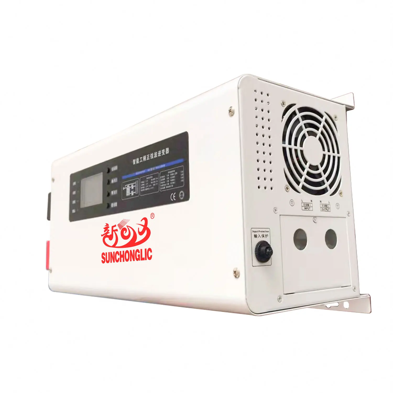 Sunchonglic low frequency inverter hybrid 12V 24V 48V 2kw 3kw 5kw 6kw pure sine wave mppt hybrid solar inverter