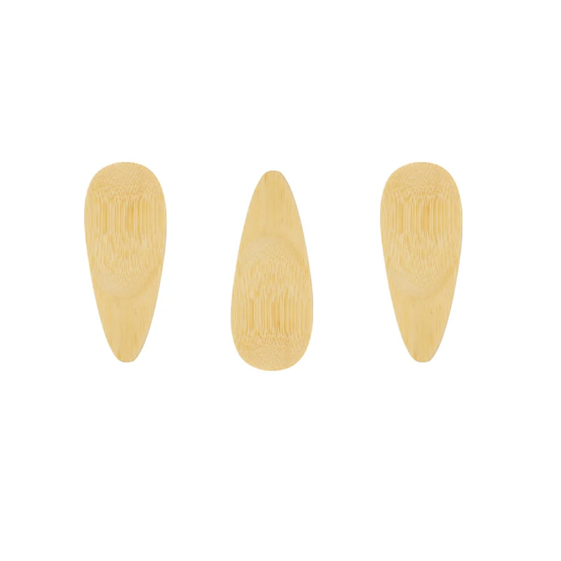 Wholesale Custom Natural wooden small teaspoon Spice Rice Bamboo Walnut wood mini measure coffee teaspoon bamboo tea spoon