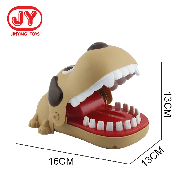 
Baby Dog Bite Hand Game Bite Finger Game Toys Funny Shark Dinosaur Dentist Joke Toy For Kids Family Prank 
