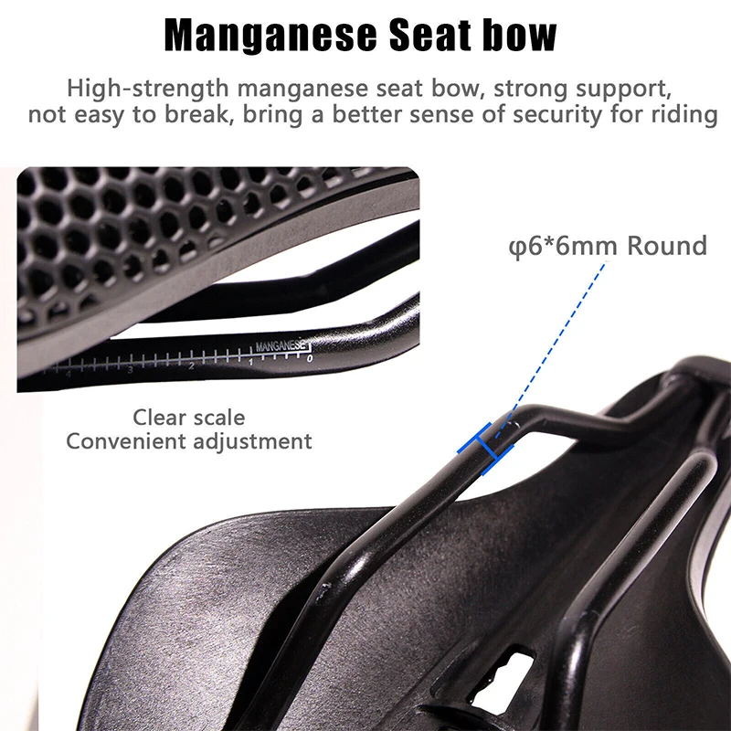 OEM/ODM BUCKLOS Carbon 3D Printed Ultralight Bicycle Seat Cushion Men Women Road MTB Mountain Bike Saddle Gravel Cycling Parts