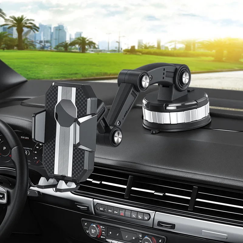 Wholesale dashboard phone stand Car navigation seat folding suction cup hose Outlet port mobile phone holder