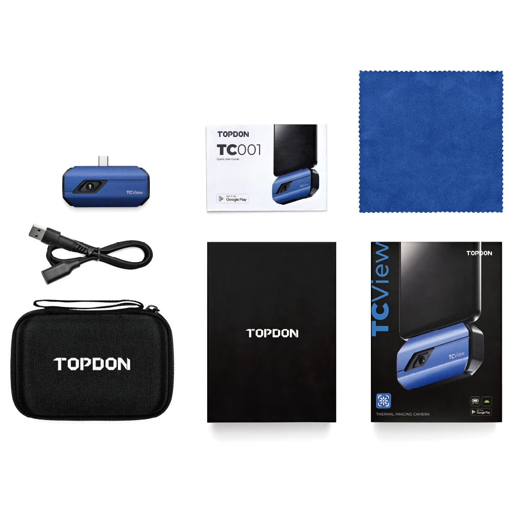 Смартфон TOPDON TC001 256x192 ИК высокого разрешения мобильный смартфон Android Mini TISR инфракрасные тепловизионные сканеры