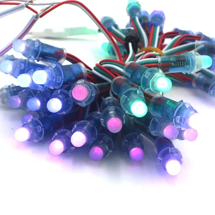 LED Modules Mesh Light Pixel Led DC5V 12V Waterproof Full Color WS2811 12mm IP68 Bullet LED PIXEL Light For Christmas Decoration