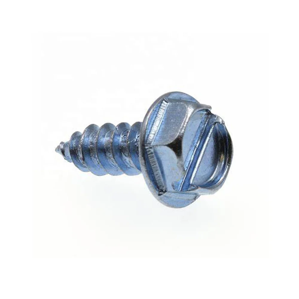 
Самосверлильные винты с оцинкованной шлицевой шестигранной головкой 