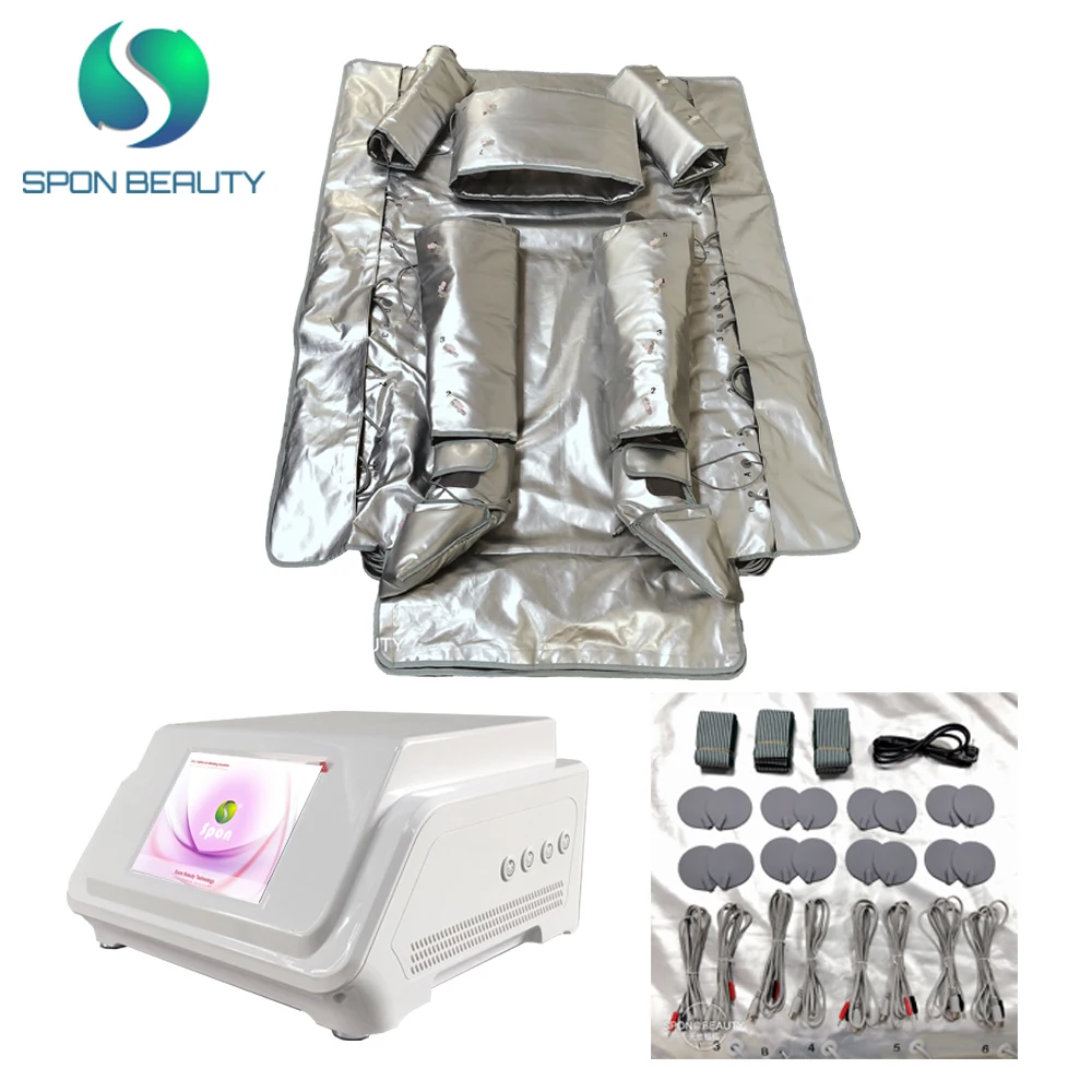 3 In 1 Infrared EMS lymphatic drainage body wraps/hot pressotherapy machine sale 69 chamber pressotherapie apparatus
