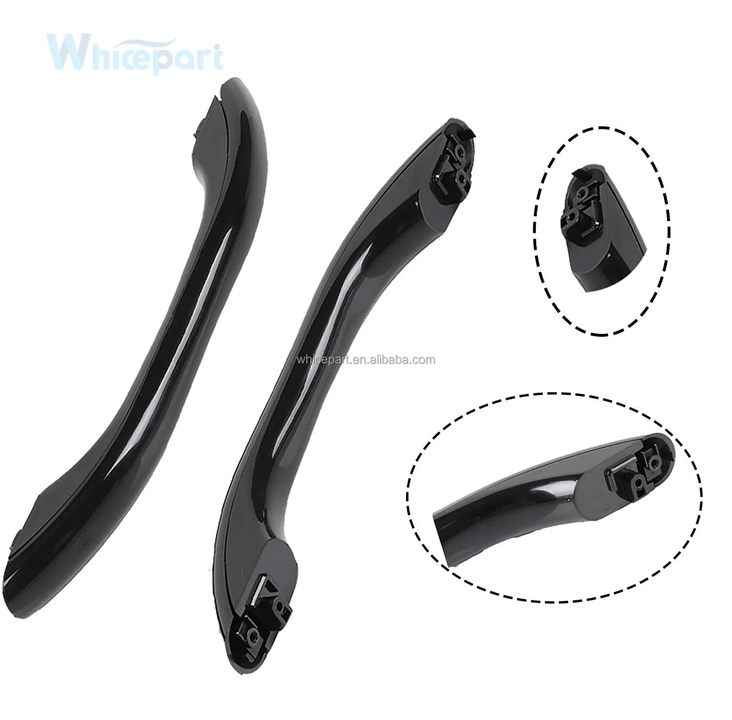 new product ideas 2024 JH65 OEM Black microwave Oven Door Handle for Home appliance Oven Spare Parts