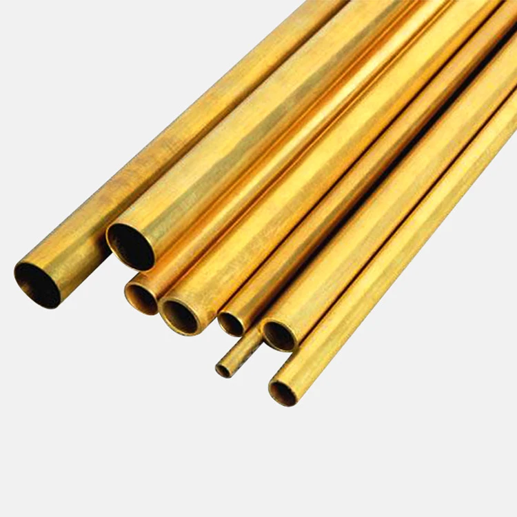 C27200 C27000 Thin Walled Small Diameter Hollow Brass Straight Tube Pipe Brass Pipe Brass Strip Manufacturer