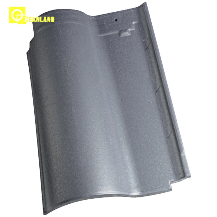 chinese ceramic roof tilel factory direct sale porcelain roof tile color