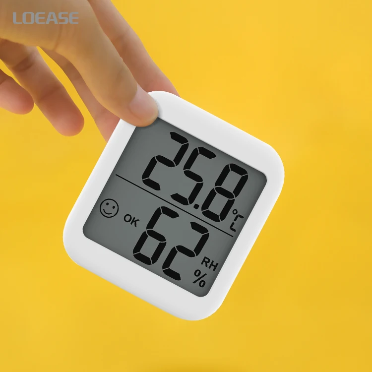 T17 Mini Thermometer Hygrometer Indoor Thermometer Temperature Humidity Monitor Gauge for Home bedroom