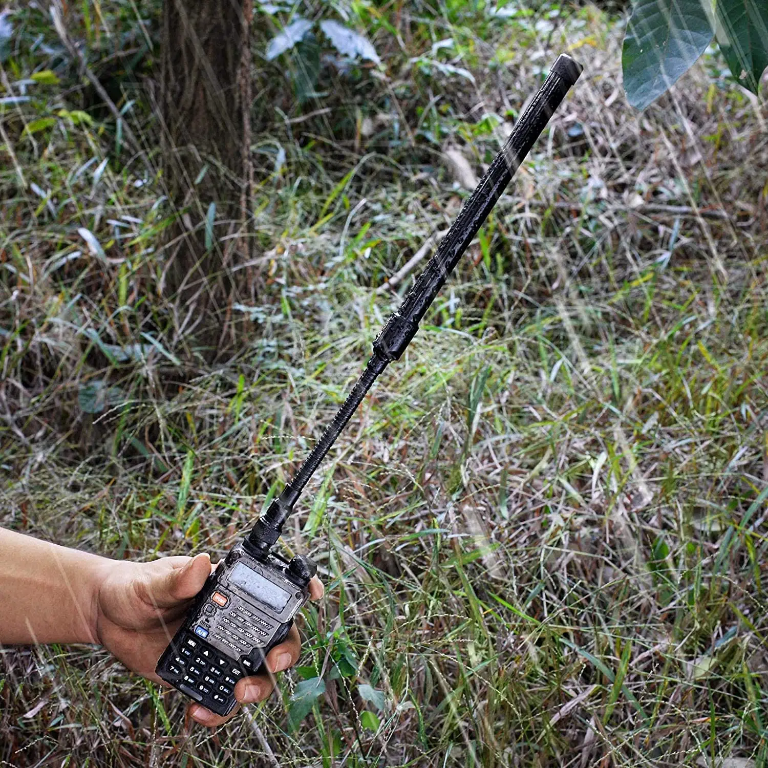 Foldable Goose neck Antenna Portable Tactical Radio High Gain Aerial Mast Communication Antenna