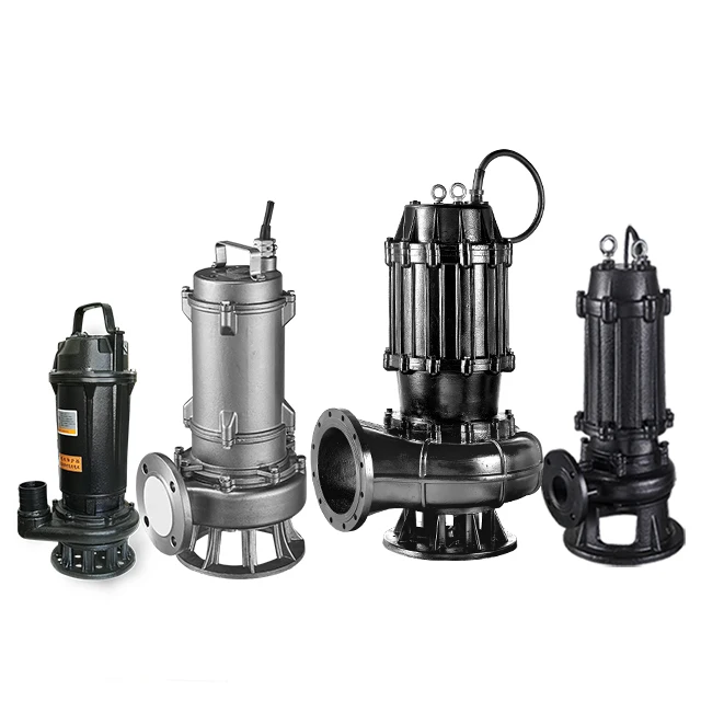 Efficient and non clogging sewage pump WQ submersible sewage pump Vertical single-stage sewage pump