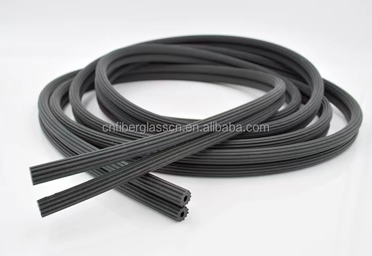 Aluminum Window Rubber Seal Strip Window Screen Spline Fixed Strip Mesh Door Serrate Vinyl Sealing Gasket Silicon Rubber Pipe