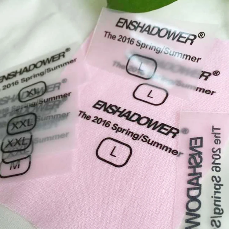 Consen Heat Press Band Name Clothing Logo Label DTF Digital Print Heat Transfer Printing For Bags