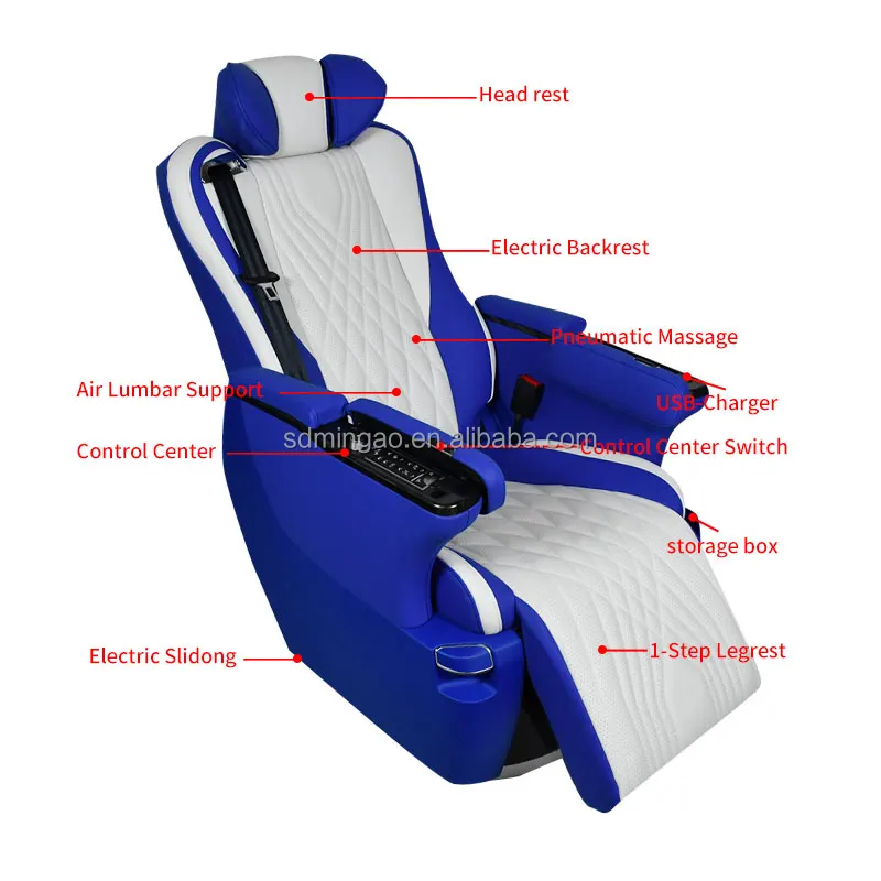 Aviation business electric massage heated alphardluxury power seat.alphard seat
