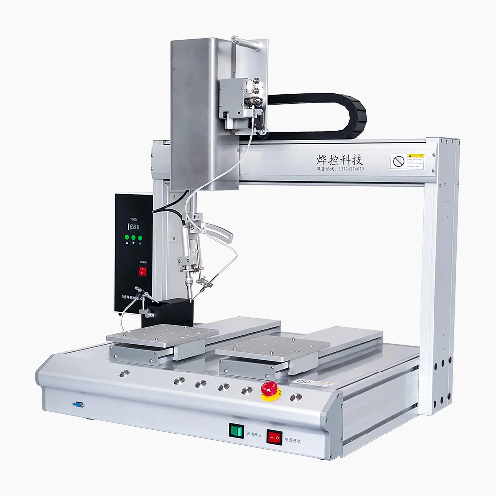 Other Machinery Desktop Automatic 4-axis Dual Workstation USB Welding Machine Welding Machine
