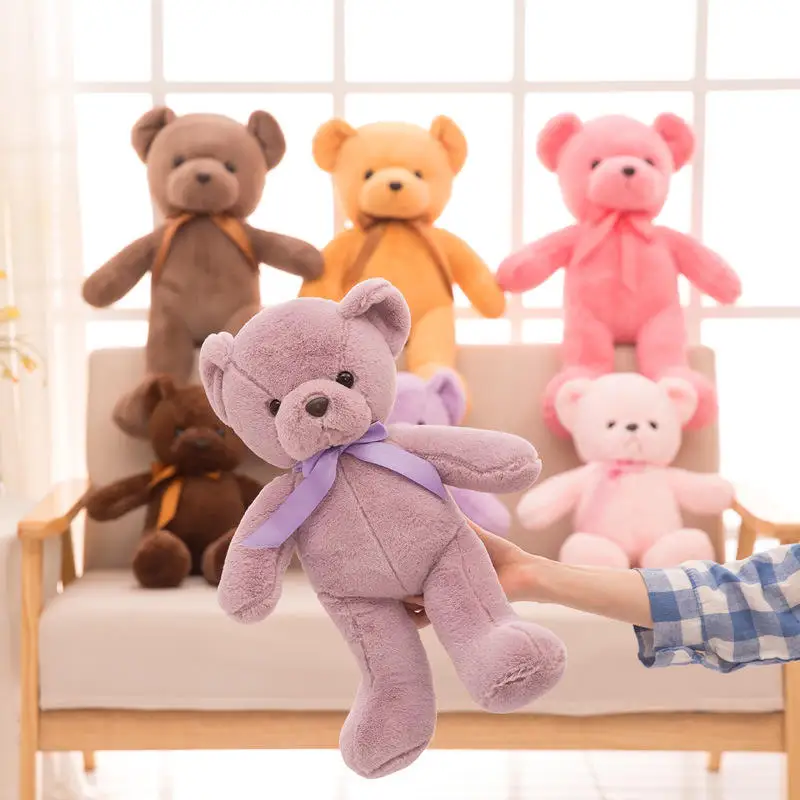 Custom giant teddy bear plush toy for wedding bulk small plush keychain Stuffed Animal Plush pillow huging promotion gift kids
