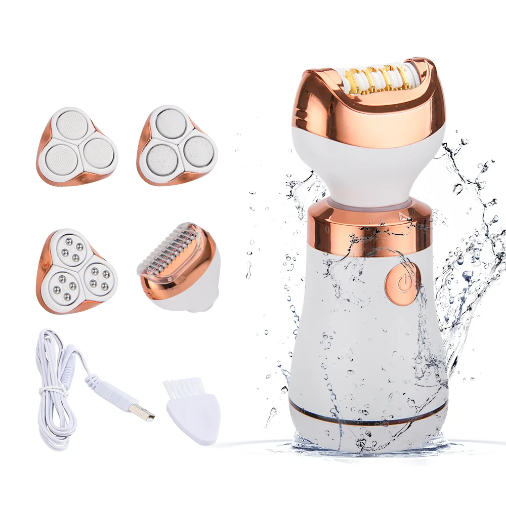 Многофункциональная Женская бритва PRITECH 5 в 1 с USB-зарядкой для удаления