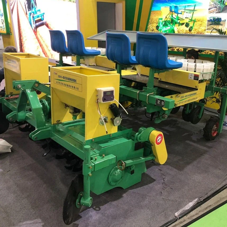tomato transplanter 2 lines self-propelled multifunctional planter pepper transplanter farming planter onion transplanter
