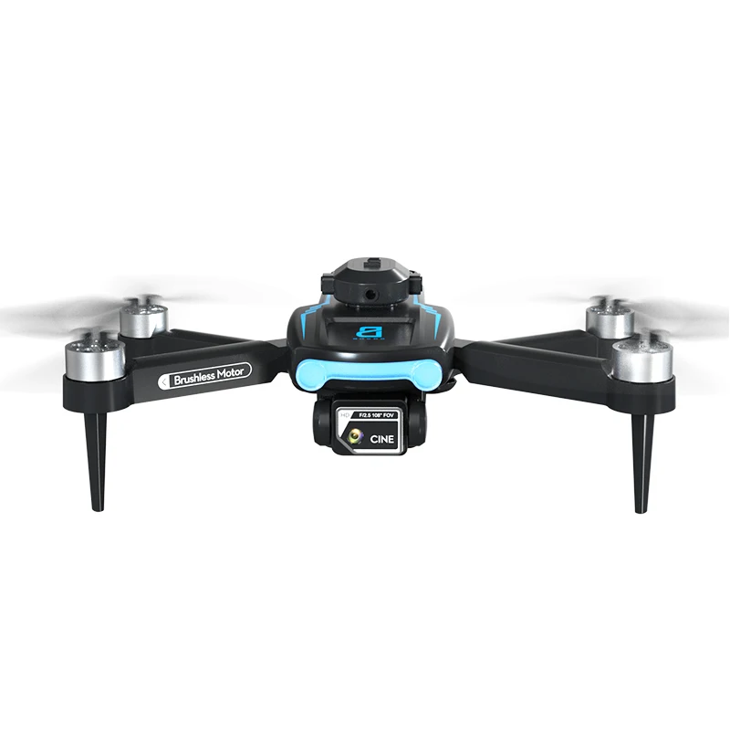 F169 8K Camera Drone with Brushless Motor Obstacle Avoidance Foldable Quadcopter Kid Toy Similar to F166 Drone