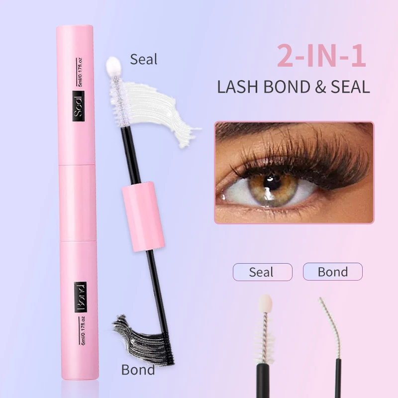 2 In 1 DIY  Lash Bond And Sealant PrivateLabel DIY Eyelash Adhesive Custom Viscosity Lash Bond Seal Glue for Eyelash Enhancement