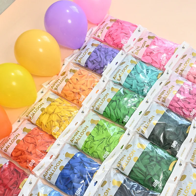 Thickened Matte 10 Inch 2.2g 100 pcs Balloon Birthday Decoration Wedding Supplies Beauty Matte Balloon Wholesale