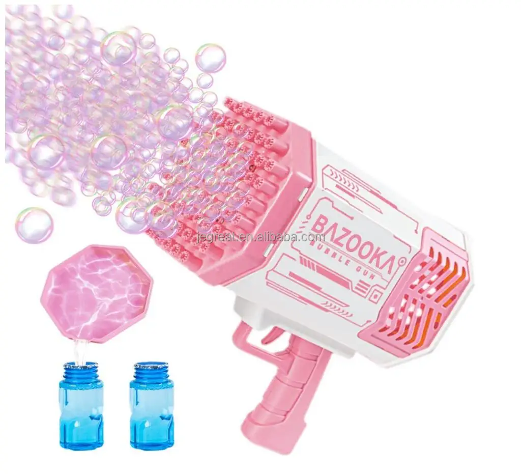 69 Holes Bubbles gun Machine Summer Toy Gift for Outdoor Indoor Birthday Wedding Party