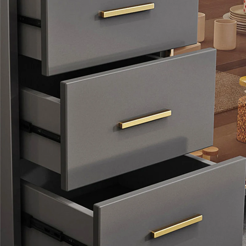 Glass Doors Kitchen Cabinet for Kitchen Sideboard Cabinet with Adjustable Shelves Cabinet with Glass Doors