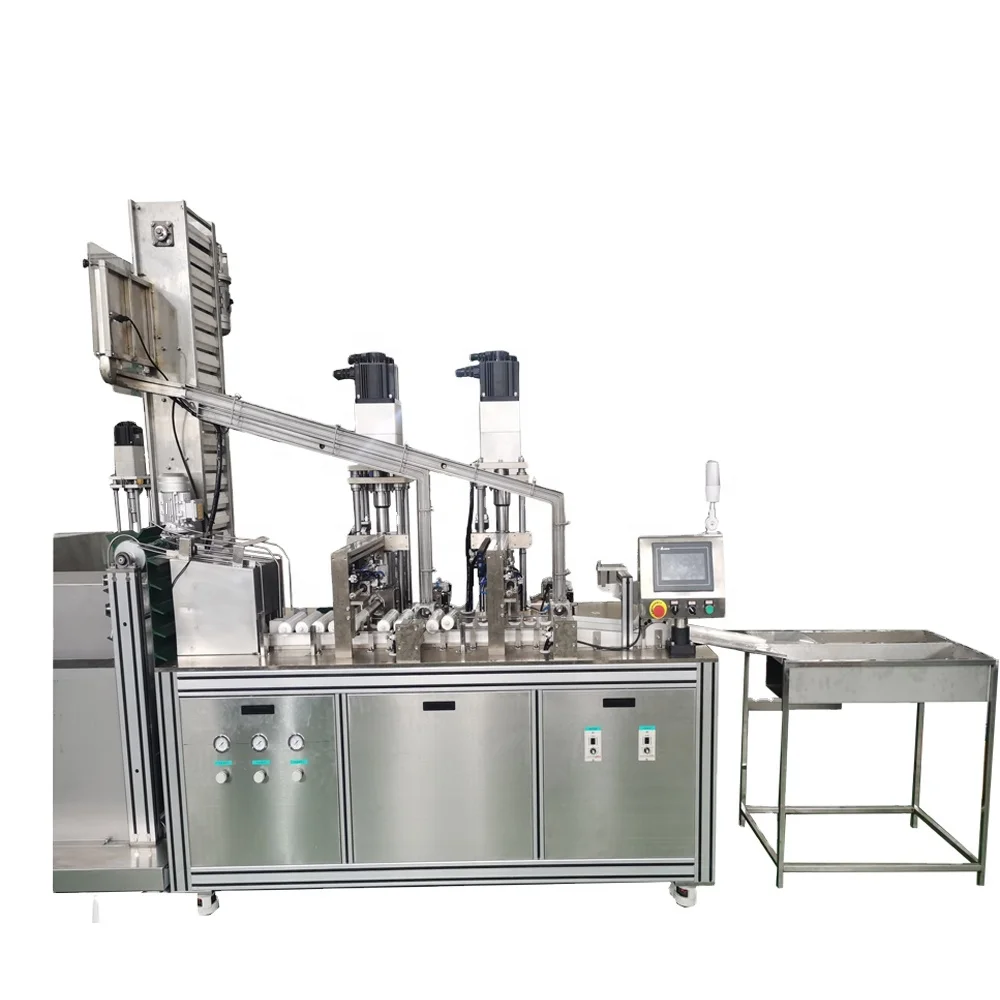 Automatic double tube ab PVC white glue toothpaste silicone sealant rtv cartridge filling machines