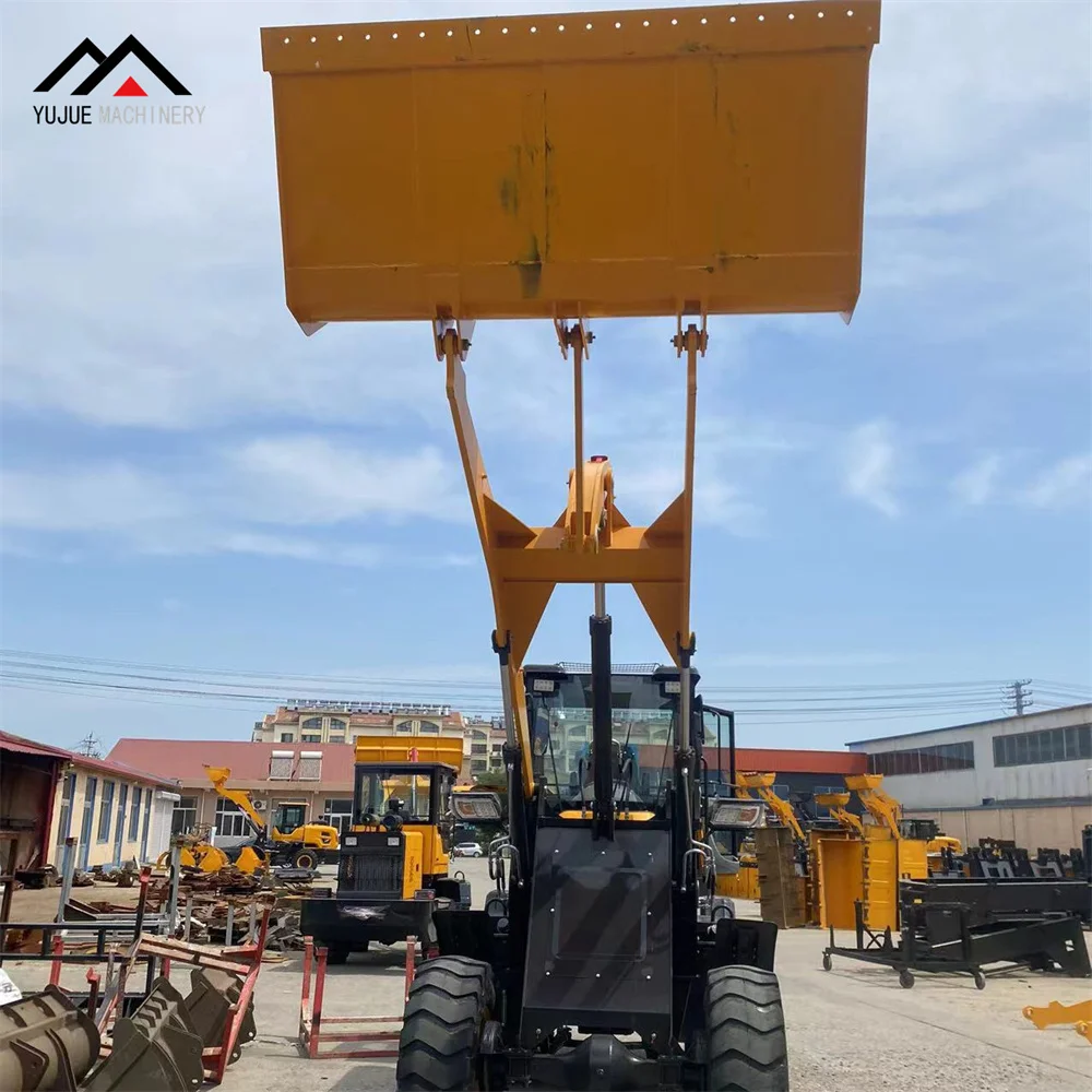 Lingong ZL949 фронтальный тракторный погрузчик Подержанный двигатель Yuchai 3-5 тонн номинальная нагрузка для ферм