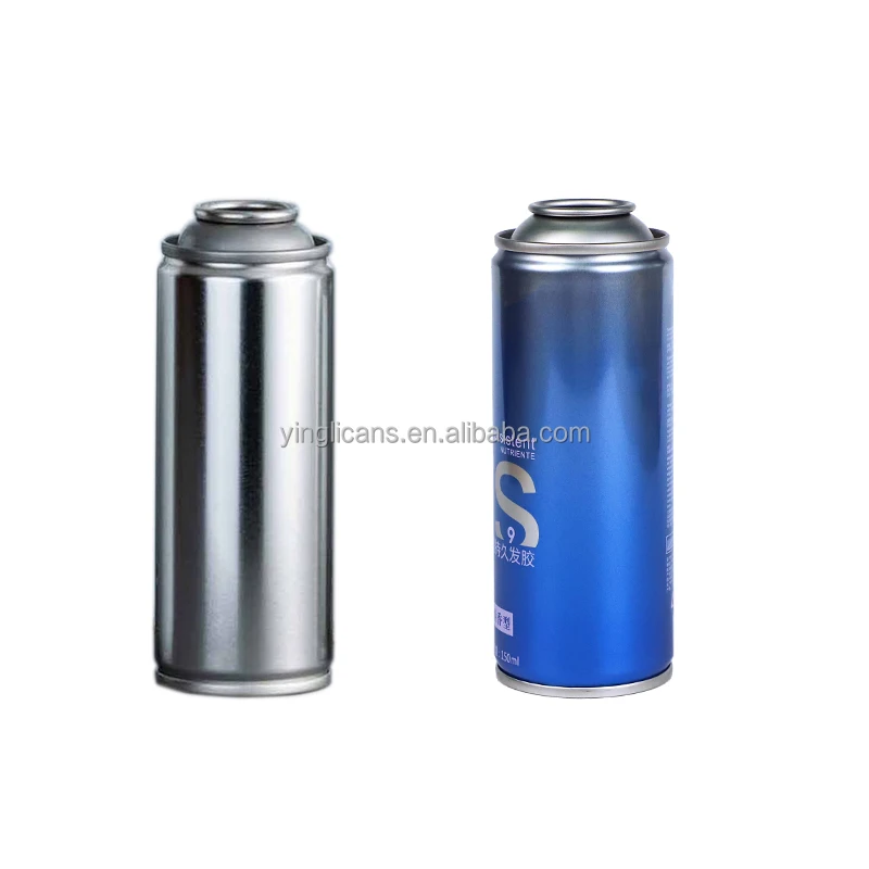 Wholesale price customize 25.4 mm Opening  Empty Aerosol Tin Can with Aerosol Valve and Actuator