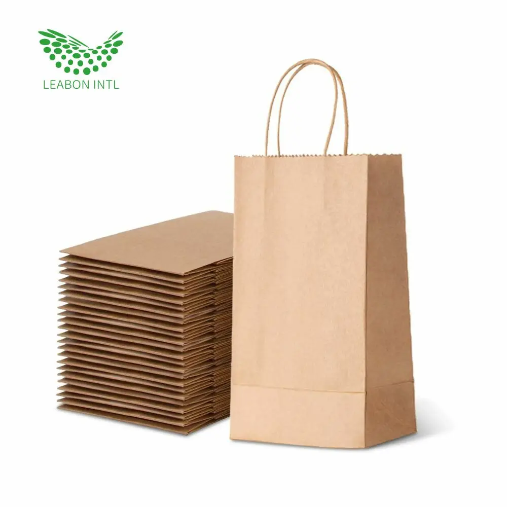 Luxury White Kraft Paper Bag With Customismed Silver Foil Logo Gift Garment Paper Shopping Bags With Twisted Handle