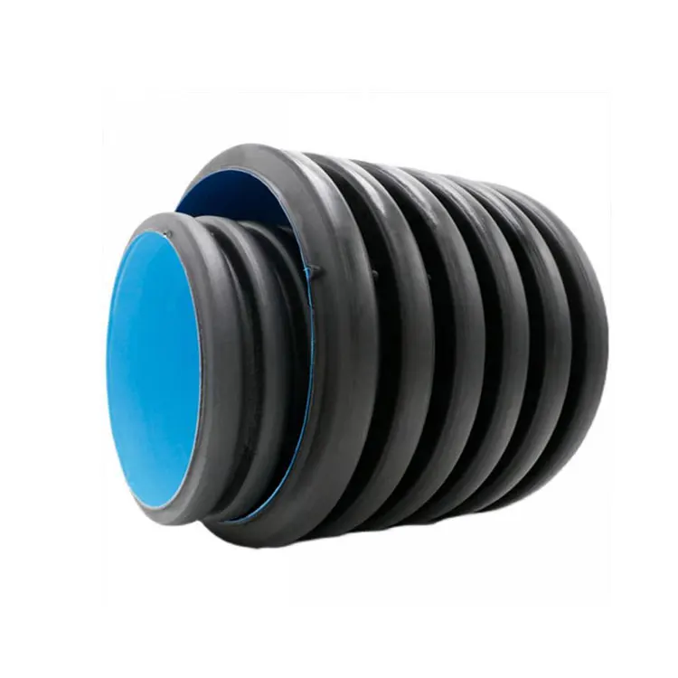HDPE с двойной стенкой гофрированная труба для дренажных и канализационных