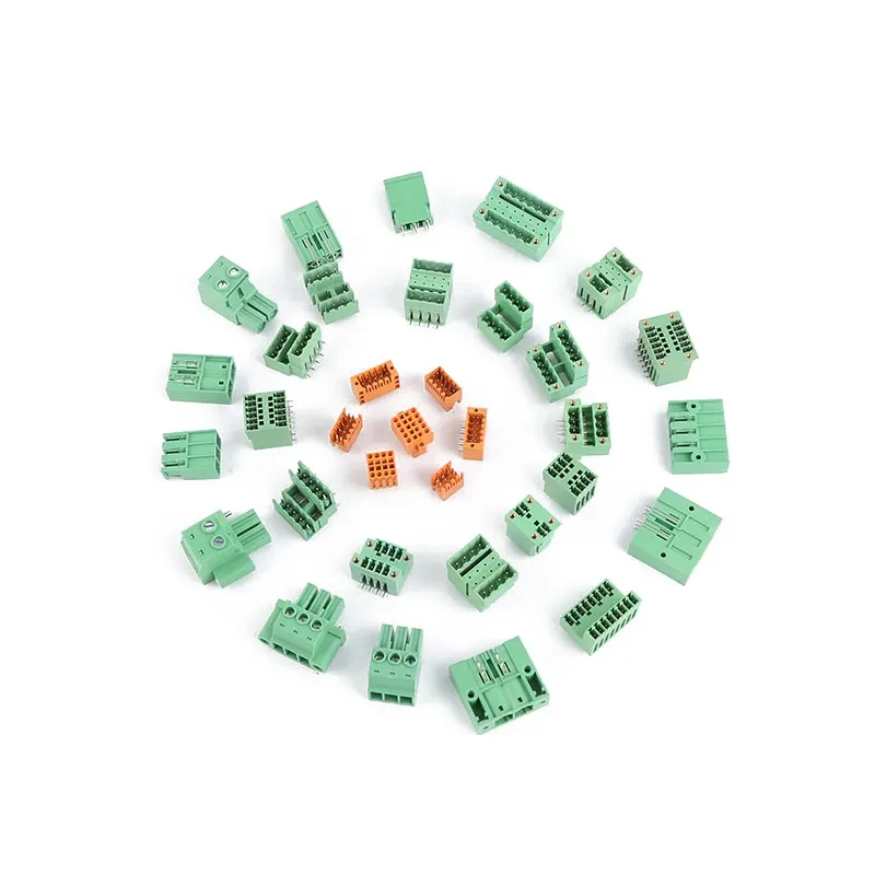 Various kinds male and female low voltage pluggable terminal block